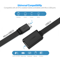 UGREEN Micro USB OTG Adapter kabla dla Xiaomi Redmi uwaga 5 Micro USB złącze dla Samsung S6 Tablet Android USB 2.0 OTG Adapter 5